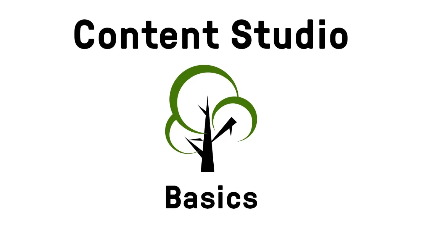 Content Studio Basics